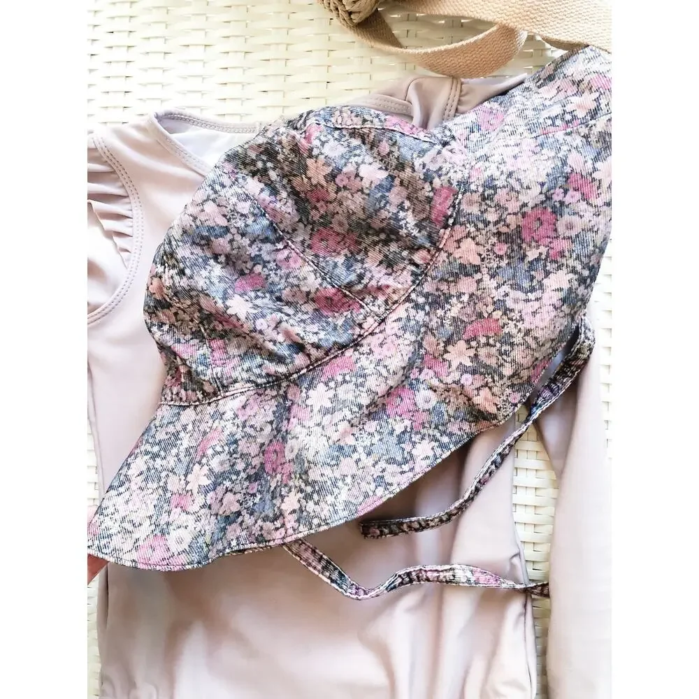 Jamie Kay Wildflower Blooming Floral Floppy Sun Hat 4T